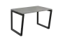SEK-V - 12 stůl kancelářský, kovová podnož černá, deska 25 mm, široký 1200 mm, šedá